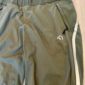 Kari Traa Green Joggers with White Stripe